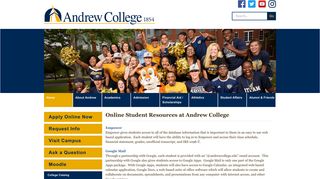 Online Student Resources at Andrew College | Andrew College