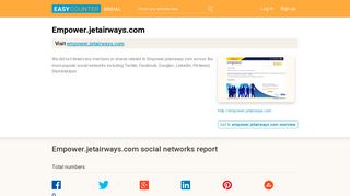 Empower Jet Airways (Empower.jetairways.com) full social media ...