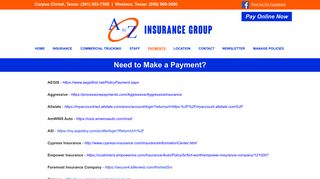 PAYMENTS - A to Z Insurance Group
