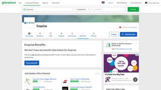 Emprise Employee Benefits and Perks | Glassdoor.co.uk