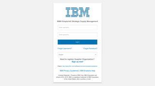 IBM® Emptoris® Strategic Supply Management