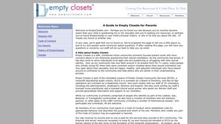 Empty Closets - For Parents