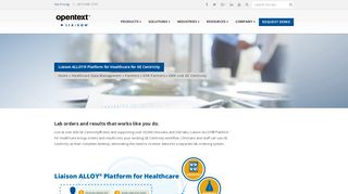 Liaison ALLOY® Platform for Healthcare for GE Centricity | Liaison ...