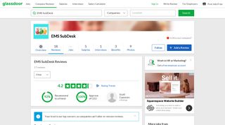 EMS SubDesk Reviews | Glassdoor