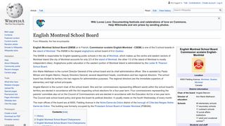 English Montreal School Board - Wikipedia
