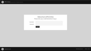 EMS Online: Log In