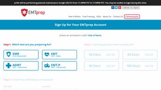 Sign Up | EMTprep.com