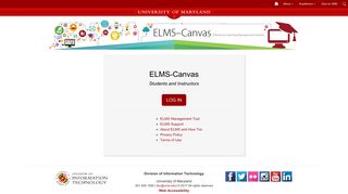 UMD ELMS/Canvas - University of Maryland