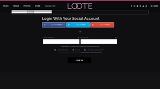 Loote | Login