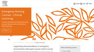 Emergency Nursing Courses | Elsevier Nursing Suite | Elsevier
