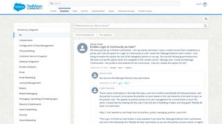 Enable Login to Community as User? - Answers - Salesforce ...
