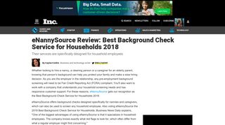 eNannySource Review: Best Background Check Service for ...