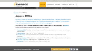 Accounts & Billing | For Home - Enbridge Gas New Brunswick