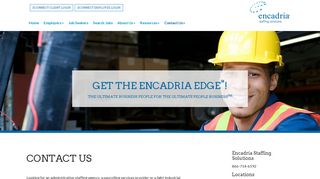 Payroll Services, Administrative & Industrial Staffing - Encadria Staffing ...