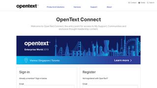 Support - OpenText