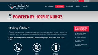 E3 Mobile Powered by Hospice Nurses - Enclara Pharmacia