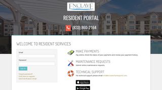 Login to Enclave at Charles Pond Resident Services | Enclave at ...