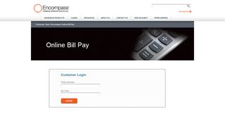 Pay Bill - Encompass Insurance Online Bill Pay