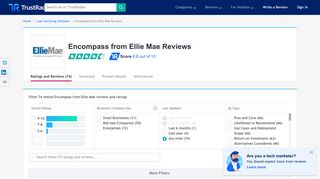 Encompass from Ellie Mae Reviews & Ratings | TrustRadius