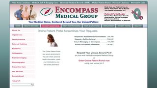 Online Patient Portal Streamlines Your Requests | Encompass ...