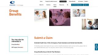 Submit a Claim – Group Benefits - Encon