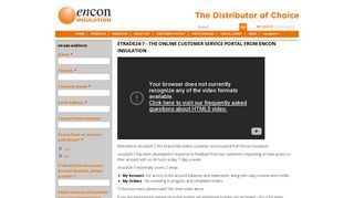 etrade24-7 - The online customer service portal from Encon Insulation ...
