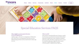 FAQs - Encore Support Services