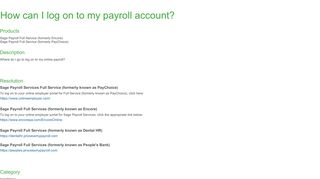 How can I log on to my payroll account?