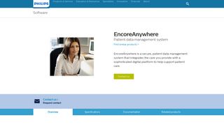 Philips - EncoreAnywhere Patient data management system