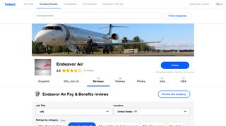 Working at Endeavor Air: Employee Reviews about Pay & Benefits ...