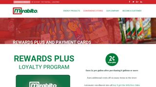 Rewards Plus and Payment Cards | Mirabito Energy Products
