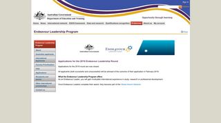 Endeavour Leadership Program - Australian Education International