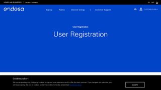 User Registration - Endesa
