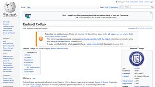 Endicott College - Wikipedia
