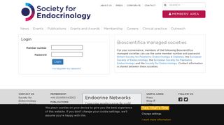 Login | Society for Endocrinology