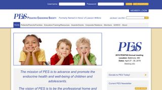 Pediatric Endocrine Society || Home