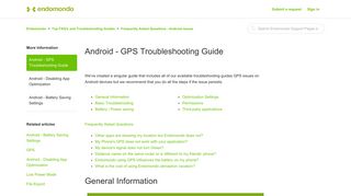 Android - GPS Troubleshooting Guide – Endomondo