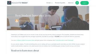 Best Student Insurance 2019 - Bought By Many