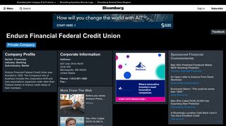Endura Financial Federal Credit Union: Company Profile - Bloomberg
