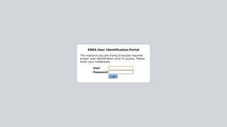 User Identification Portal - Enea