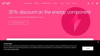 Enter the Free Market - Electricity and Gas deals | Enel Energia - enel.it