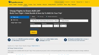 Cheap Flights to Enem AU$1,711.16 in 2018 - Book Now | Expedia