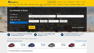 Car Rental Enem: Find Cheap Rental Car Deals in Enem, Republic of ...