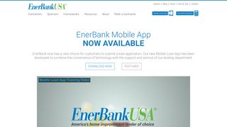 EnerBank Mobile App - Now Available