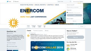 EnerCom, Inc. (@EnerComInc) | Twitter