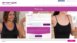 Member Login | énergie fitness for women