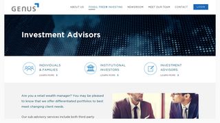 Investment Advisors | Genus Capital Management