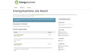 EnergyAustralia Job Board - Careers - Job Vacancies, Career ...
