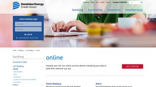 Online Banking - Dominion Energy Credit Union
