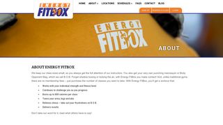 About - Energy Fitbox Blog